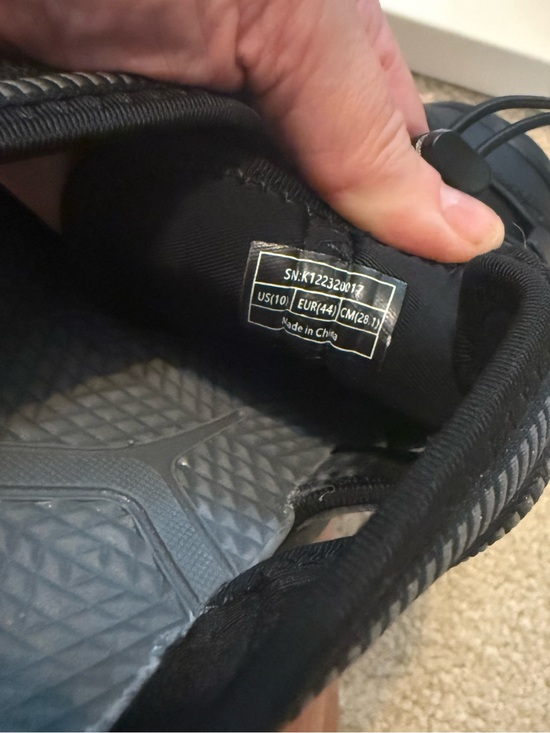 Men\'s All-Black Closed-Toe Sport Sandal with Quick-Lace… NWT! Size 10 clean home main image 5